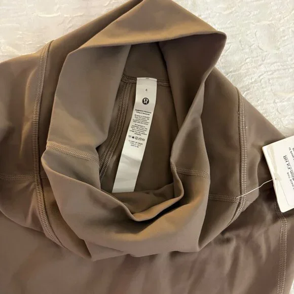 NWT New Lululemon Nulu™ Slim Fit High-Rise Midi Skirt Taupetastic Brown Pencil 4 - Picture 6 of 14
